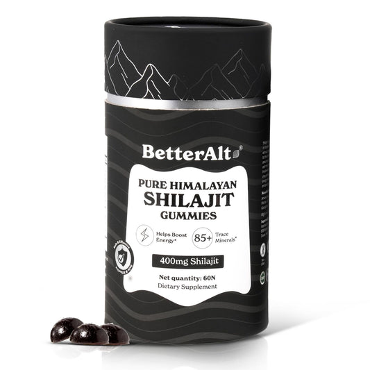 Pure Himalayan Shilajit Gummies with 100% Shilajit |High Potency Gold Grade| ...